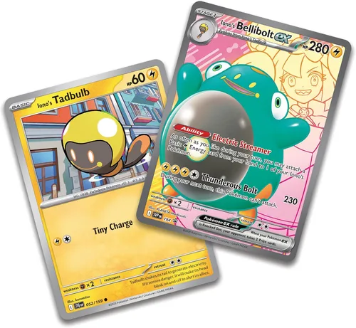 Vista 4 de Pokemon TCG: Colección Premium Bellibolt ex de Iono - 6 Paquetes, Promociones