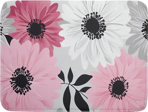Vista 42 de Tapete de secado de platos de cabaña rústica, tapete escurridor de vida silvestre de oso del bosque, alce, 18 x 24 pulgadas, almohadilla escurridor