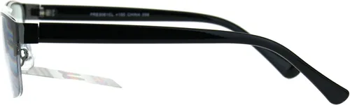 Vista 3 de Gafas de lectura progresivas con borde de metal para hombre