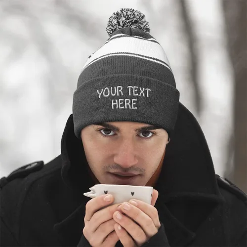 Vista 4 de Gorro para hombres y mujeres, con texto personalizado, bordado, para mujeres y hombres