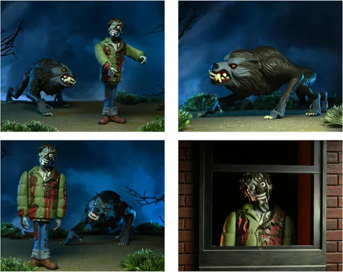 Vista 4 de NECA American Werewolf in London TOONY Terrors - Figura de 6 pulgadas, paquete de 2