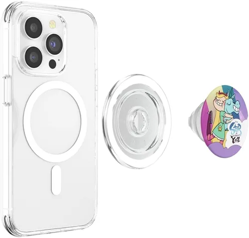 Vista 4 de Disney Channel Star vs. The Forces of Evil Pony Head PopSockets MagSafe PopGrip para iPhone