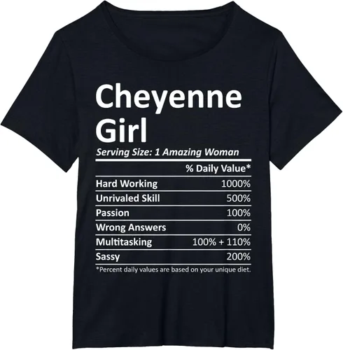Vista 30 de CHEYENNE GIRL WY WYOMING - Camiseta divertida de regalo de City Home Roots USA, Negro, S
