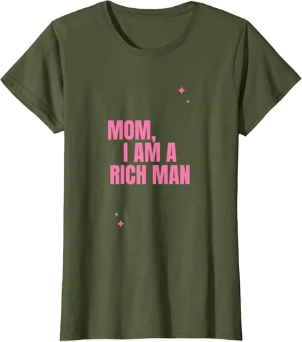 Vista 9 de Mamá, soy un hombre rico camiseta