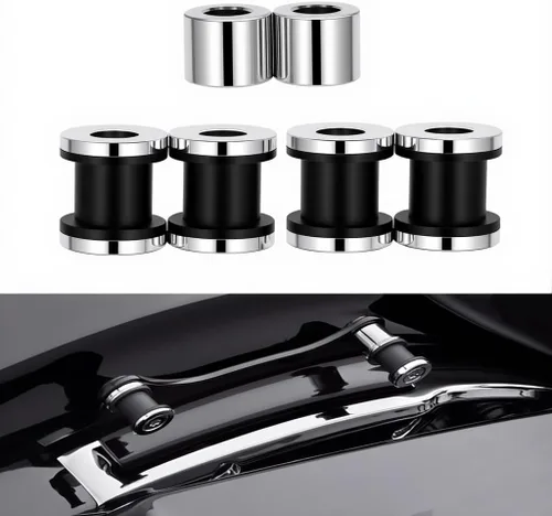 Vista 13 de Kit de acoplamiento desmontable de liberación rápida para barra Sissy para Harley Sportster XL883 XL1200 2004+ con tornillo de montaje Cromo #1