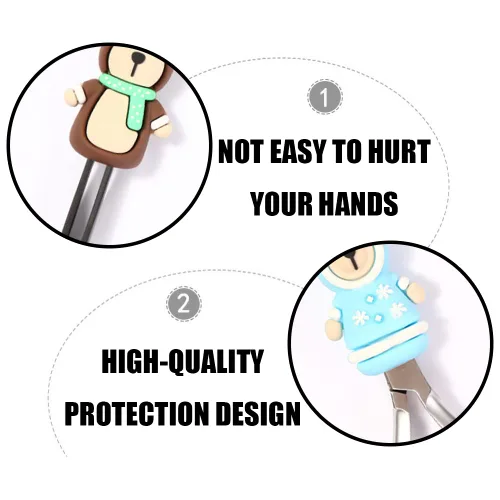 Vista 3 de 8 fundas protectoras para pinzas de gato, lindas fundas protectoras para cutículas de animales, para pinzas de pinza de uñas, etc