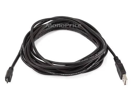 Vista 6 de Monoprice Cable micro USB / Micro-B 2.0 A macho a macho de 5 pines de 28/28 AWG compatible con Samsung Galaxy, Note, Android, LG, HTC One, Nexus