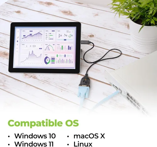 Vista 6 de IOGEAR Adaptador C a Serial RS232