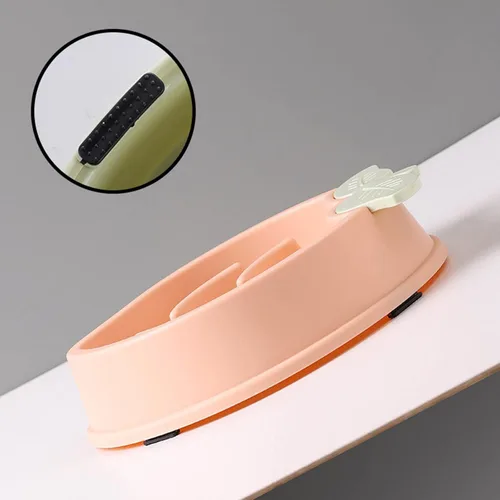 Vista 5 de Cuencos de alimentación lenta para perros con forma divertida, cuenco de alimentación interactivo para cachorros, respetuoso con el medio ambiente
