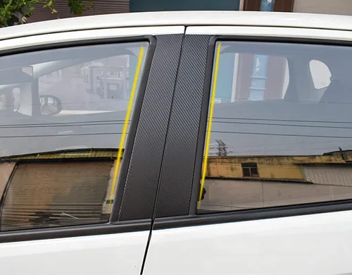 Vista 7 de x xotic tech Calcomanía precortada para cubierta de ventana lateral de poste de pilar, compatible con Honda Accord Sedan 8ª generación 2008-2012