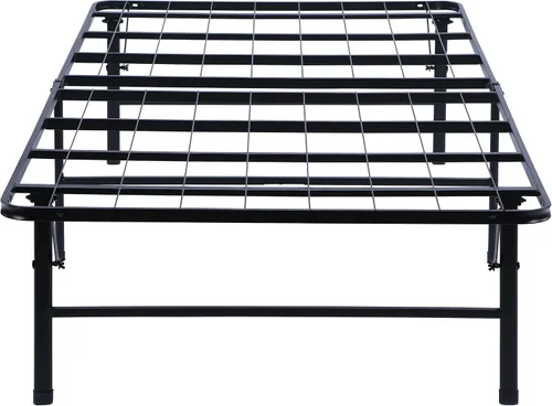 Vista 4 de Coaster Home Furnishings Mabel 305957T - Marco de cama de metal plegable de acero resistente de 14 pulgadas de alto, tamaño individual, color negro
