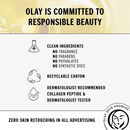 Vista 6 de Olay Regenerist Collagen Peptide 24 MAX Hidratante Facial Hidratante (1.7 Oz) y Retinol 24 MAX Crema Facial Nocturna, Sin Fragancia (1.7 Oz) + 2