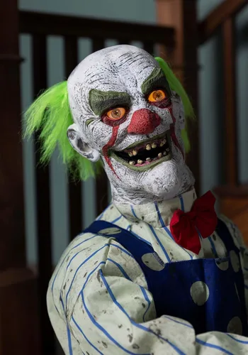 Vista 7 de Seasonal Visions Clowns Tug of War Animated Prop