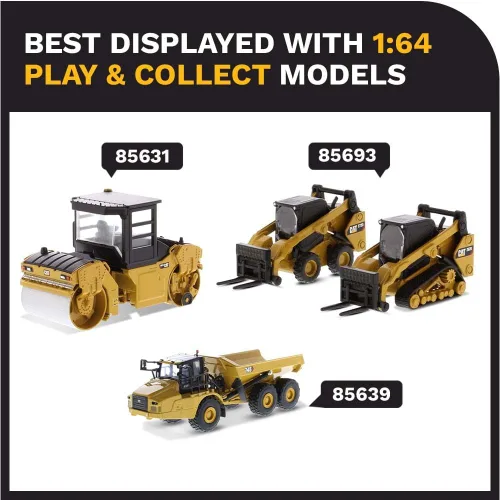 Vista 7 de Mezclador de hormigón Caterpillar CT660 McNeilus Bridgemaster 1:64 Diecast Masters - 85632 - Juega y colecciona