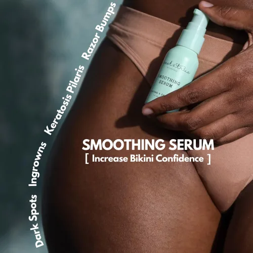 Vista 3 de Sweet and True Suero suavizante para cabello encarnado, ácido mandélico + tratamiento de manchas oscuras BHA para cara, área del bikini y cuerpo