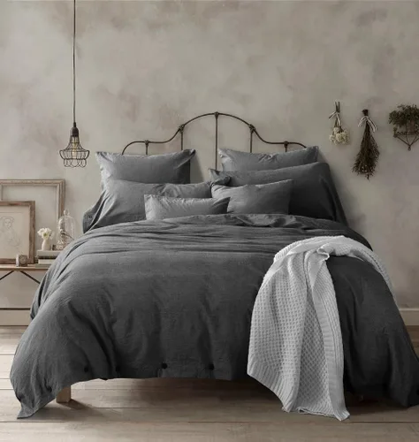 Vista 7 de Fundas de 3 piezas de edredón en algodón para cama King
