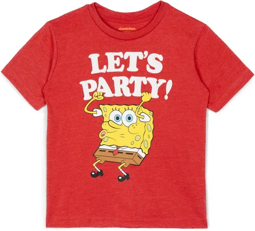 Vista 4 de Paquete de 3 camisetas de Bob Esponja Calamardo para niños pequeños a grandes