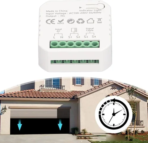 Vista 8 de Kit de abridor de puerta de garaje, APP WiFi remoto inteligente controlador de puerta de garaje para Tuya Zigbee 100?240V