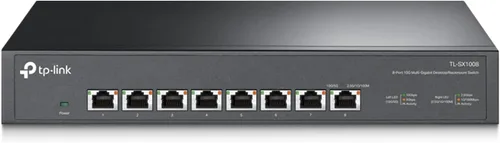 Vista 9 de TP-Link TL-SG105, conmutador Ethernet Gigabit no administrado de 5 puertos, concentrador de red, divisor Ethernet, Plug & Play, diseño de metal sin