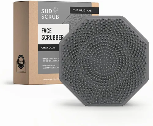 Vista 8 de Sud Scrub® Cepillo Exfoliante Facial de Silicona Antimicrobiana, 1 Paquete, Exfoliante Facial Suave para Piel Sensible, Cepillo de Limpieza Facial