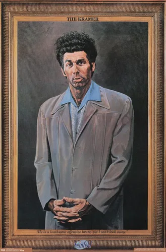 Vista 13 de Trends International Seinfeld - Póster de pared Kramer, 14.725 x 22.375 pulgadas, versión enmarcada de madera de granero Versión enmarcada Barnwood