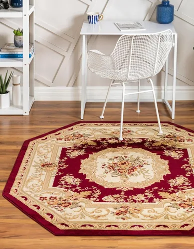 Vista 25 de Unique Loom Versailles Collection - Alfombra tradicional clásica con motivo floral, colección Versailles