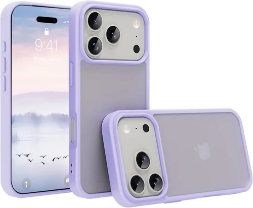 Vista 40 de Funda Translúcida Mate para iPhone 11, [Protección contra Caídas de Grado Militar de 10 Pies] Parachoques Protector Delgado Duradero Resistente a