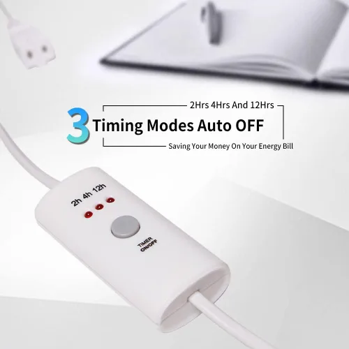 Vista 2 de Calentador Eléctrico de Aceite 3 en 1 con Temporizador de Apagado Automático, Calentador de Cera Perfumado, Calentador de Cera para Velas, Derretido