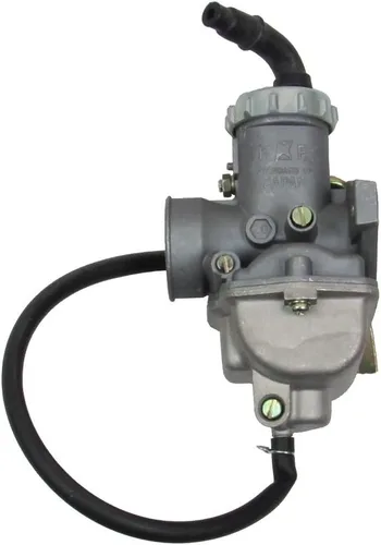 Vista 4 de Carburador PZ20 con palanca de estrangulamiento manual para cuatrimotos de 110 cc, cuatrimotos de 125 cc, moto de cross y GoKarts Kandi TaoTao