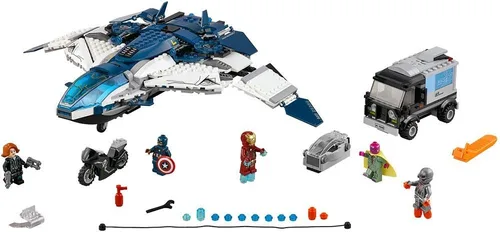 Vista 3 de LEGO Marvel Super Heroes Los Vengadores Quinjet City Chase Set PN 76032
