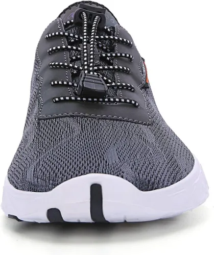 Vista 9 de Whatseaso Zapatos acuáticos para mujeres y hombres, ligeros, de secado rápido, para playa, adultos, zapatos deportivos para natación, surf, piscina