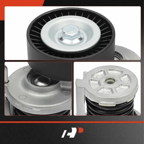 Vista 7 de A-Premium Conjunto de tensor de correa con polea compatible con Audi Para Audi A3 2010-2013 y Volkswagen Beetle 2013-2014, Golf 2010-2014, Passat