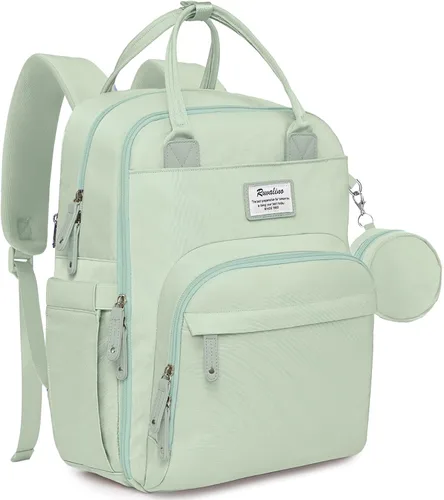 Vista 20 de RUVALINO Mochila para Pañales - Bolsa de Bebé Expandible con hasta 50% Más de Capacidad - Bolsa de Artículos Esenciales para Bebé con Cambiador