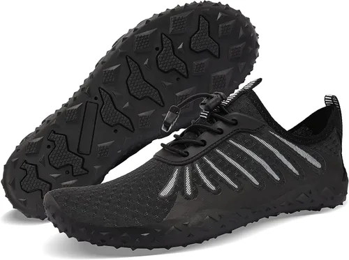 Vista 7 de TIAMOU - Zapatos de agua para hombre y mujer, secado rápido y agradables, para natación, buceo, surf, calcetines acuáticos para natación
