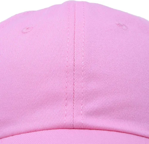 Vista 2 de DALIX Gorra plana de algodón, color marrón, náutico, rosa, rojo o blanco, para niños o jóvenes