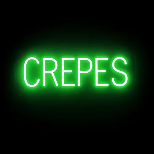 Vista 37 de SpellBrite Señal de PHO para restaurantes Señalización LED azul para restaurantes con LED de neón para empresas 13.2 x 6.3 pulgadas