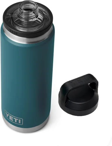 Vista 15 de YETI Rambler - Botella de acero inoxidable, hermética, con aislamiento al vacío y tapa chug, 26 onzas, color amarillo alpino Alpine Amarillo