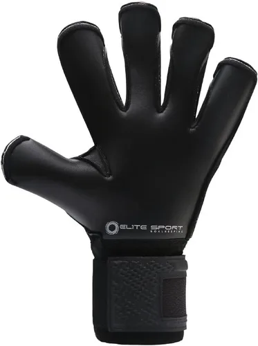 Vista 3 de ELITE SPORT - Guantes de portero para adultos, lomo de dedos extraíbles, guantes de portero de nivel profesional para agarre y control superiores