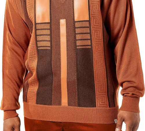 Vista 3 de STACY ADAMS Suéter elegante de piel sintética para hombre