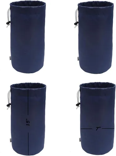 Vista 24 de Bolsa de saco, resistente al agua, con cordón duradero, paquete de 4