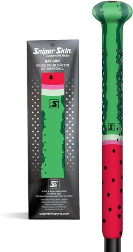 Vista 7 de SNIPER SKIN Baseball & Softball Bat Grip - Replacement Bat Grip Wrap - Easy Install, Strong, Waterproof, Tacked for Performance