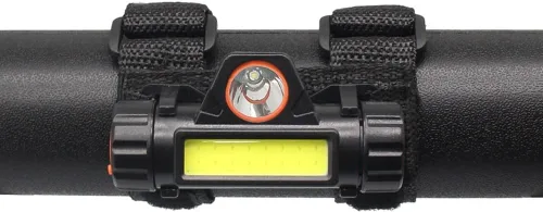 Vista 3 de Linterna frontal recargable, faro LED recargable, base magnética y correa ajustable para la cabeza, batería recargable por USB de 800 mAh
