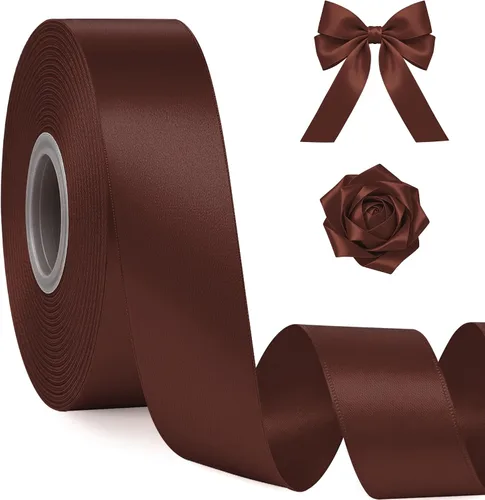 Vista 26 de Fullive Cinta de 1 pulgada para envolver regalos, cinta de Halloween de color morado oscuro de 30 yardas Sleek Glossy, Wear Resistant, Easy Cut