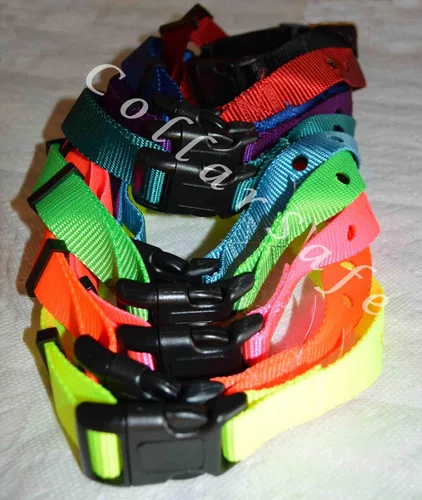 Vista 2 de Collar de repuesto de nailon de 1 pulgada de ancho con hebilla resistente, se adapta a la mayoría de módulos receptores de 2 orificios de 1-3/16