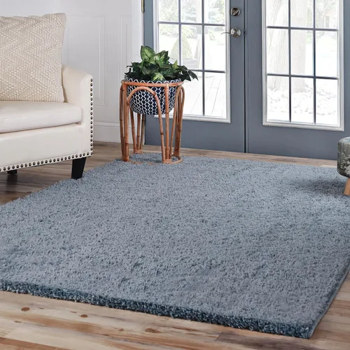 Vista 11 de Superior Alfombra grande para interiores con respaldo de algodón, ultra afelpada y suave, mullida para sala de estar, dormitorio, oficina, sala