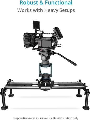 Vista 4 de PROAIM Adaptador elevador Mitchell Euro/Elemac Base Mount para Cinema Dolly, Bazooka y más. Elevador de altura resistente con opciones de montaje
