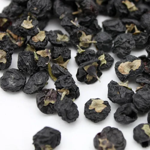 Vista 4 de Bayas negras de Goji 8.8 oz Qinghai Wolfberry Berry té de bayas secas de Goji Bayas de Goji 8.82 oz Harvested at Peak Ripeness Whole Berry Hot or