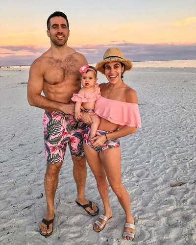 Vista 3 de IFFEI - Conjunto de bikini de dos piezas, traje de baño a juego para la familia, trajes de baño Mommy and Me (mami y yo) con volantes y estampados