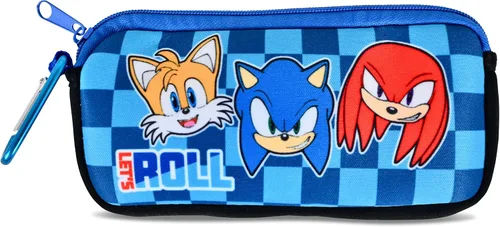 Vista 4 de Sonic The Hedgehog Juego de gafas de sol para niños y estuche para lentes con mosquetón protector para niños pequeños