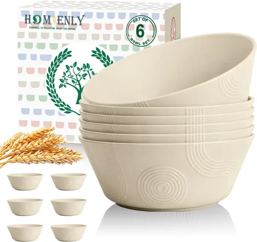 Vista 16 de Homienly Juego de 6 tazas de paja de trigo, tazas de salsa irrompibles de 4.5 onzas y tazas de salsa, tazas de condimento para tazas de charcutería